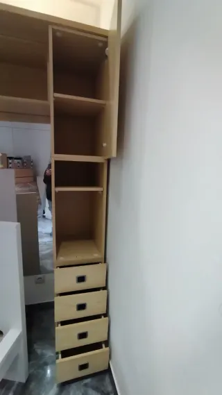 Armadio a ponte in legno