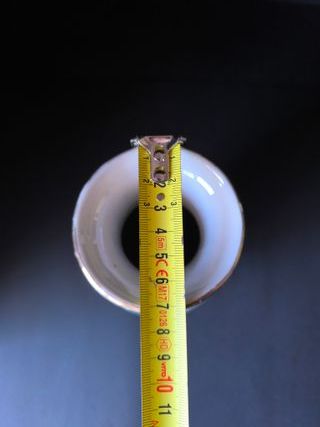 Jarra 20cm Rosa Mandarim Macau Porcelana