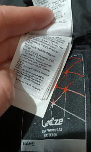 Pantalón nieve con tirantes 8 años