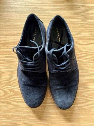 Zapatos de ante azul Martinelli