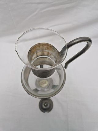 Cafetera/Tetera Cristal y Metal