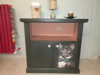 Mobiletto vintage artistico - pezzo unico