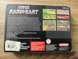 Super Mario Kart Super Nintendo PAL