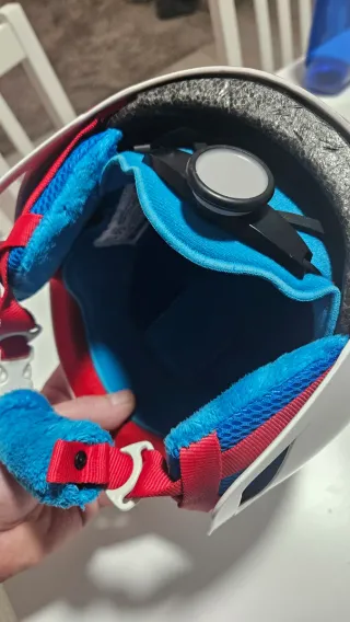 Casco de esquí Wedze blanco jr