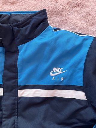 Giacca Nike Air vintage blu e bianca