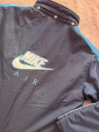 Giacca Nike Air vintage blu e bianca