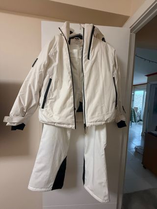 Conjunto Esquí Mountain Blanco y Negro