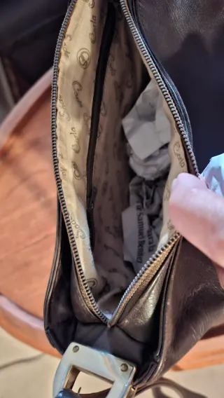 Bolso de piel mujer marrón chocolate, piel autenti