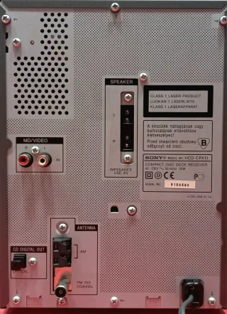 Microcadena Sony CMT-CPX11 (75+75W)