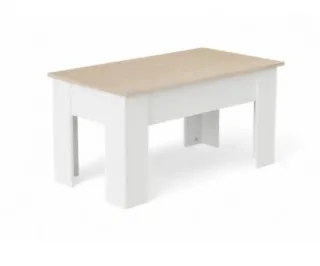 Mesa de centro elevable sin montar color Roble