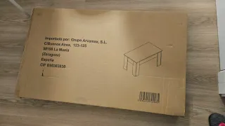 Mesa de centro elevable sin montar color Roble