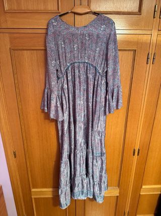 Vestido largo boho estampado