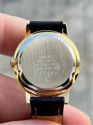 Reloj Seiko Quartz Vintage Gold NOS *Año 1990*