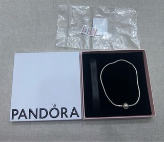 Pulsera Pandora 21 cm Plata