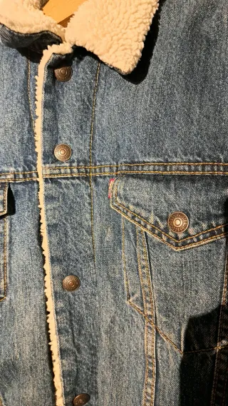 Chaqueta Levi's Sherpa Azul lavado