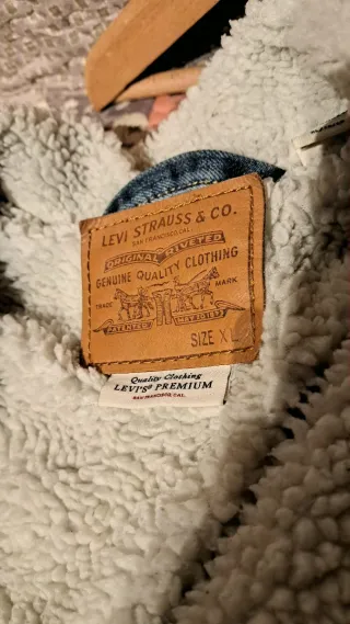 Chaqueta Levi's Sherpa Azul lavado