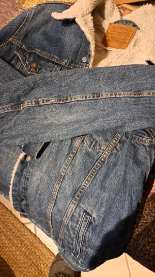 Chaqueta Levi's Sherpa Azul lavado