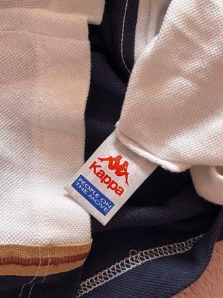 Kappa Maglia Vintage Blu/Bianca Taglia L