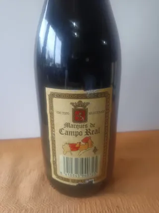 Vino Tinto MARQUÉS CAMPO REAL 1989 D.O. Tarragona