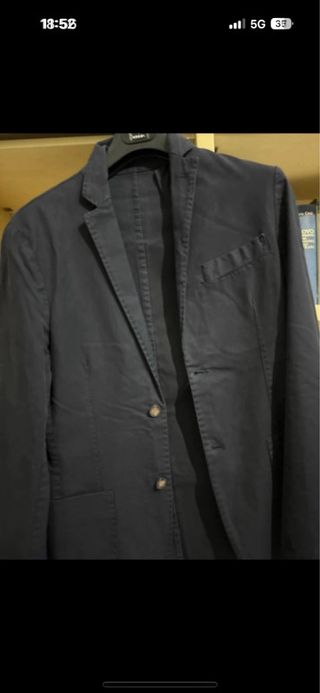 Giacca Eredi Pisano Blu Taglia 46