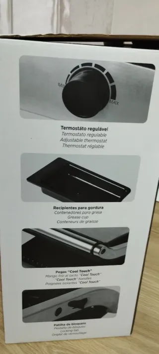 Parrilla Eléctrica Espaço Casa 2000W nueva