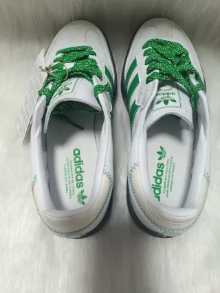 Adidas Sambae Cloud White Green