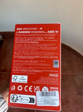 Labubu Coca-Cola Vinyl Face Blind Box sin abrir
