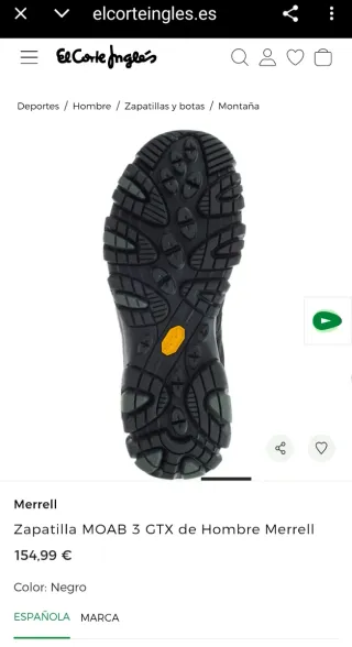 Botas Merrell Gore-Tex T42