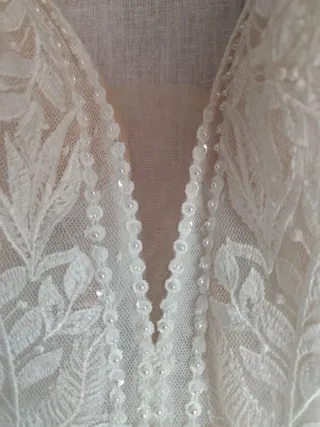 Vestido de Novia Blanco Talla S