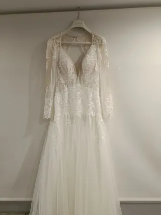 Vestido de Novia Blanco Talla S