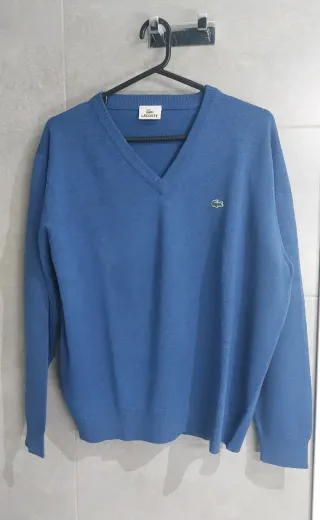 Jersey Lacoste V-Neck Azul