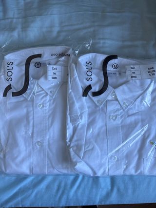 Camisas SOL'S Boston XXL Blancas (2 uds)