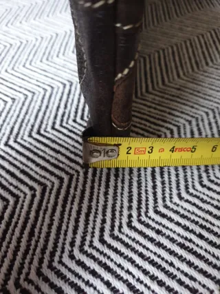 Bolso de hombro piel auténtica