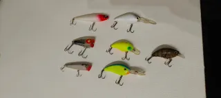 Set 7 Esche da pesca rigide