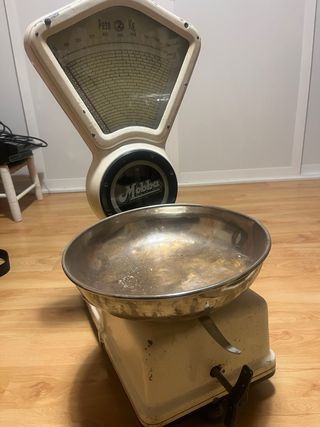 Báscula antigua Mobba