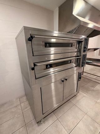 Horno eléctrico Zanolli 2 Puertas + Fermentadora