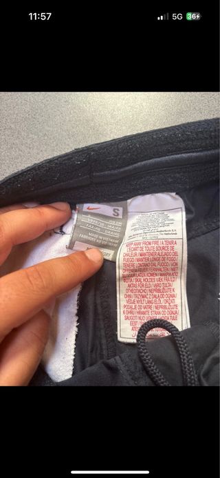 Pantaloncini Nike neri taglia S