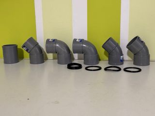 Kit Fontanería PVC Accesorios y Adhesivo