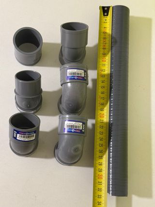 Kit Fontanería PVC Accesorios y Adhesivo