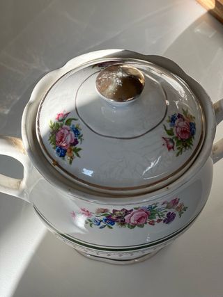 Juego de té floral - Digoin Sarreguemines-Trianon