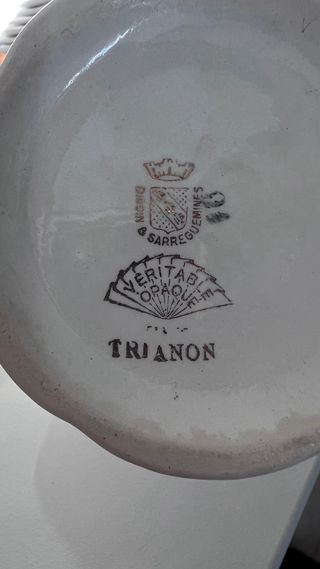 Juego de té floral - Digoin Sarreguemines-Trianon