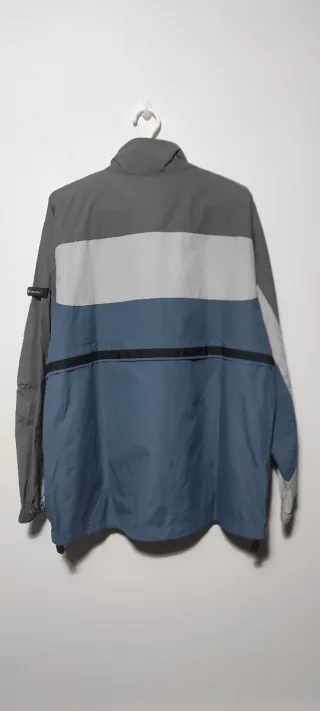 Cortavientos chubasquero Columbia gris vintage