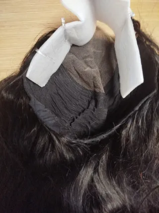 Peluca Pelo Natural Negro