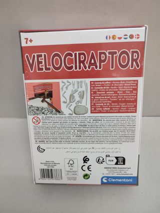 Juego Velociraptor Clementoni Nuevo