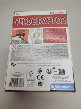 Juego Velociraptor Clementoni Nuevo