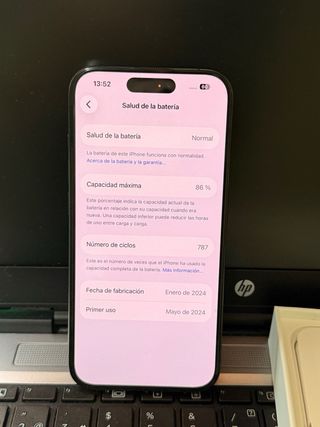 iPhone 15 Pro 256 GB Space Gray