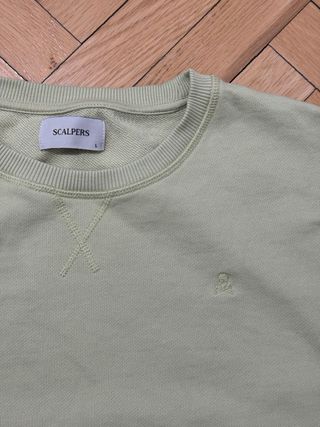 Sudadera Scalpers verde claro