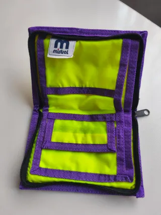 Cartera/Billetera Mistral Neón Morado