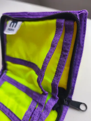 Cartera/Billetera Mistral Neón Morado