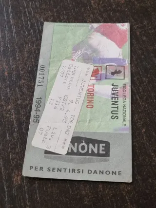 Biglietto Juventus-Torino 9/4/95